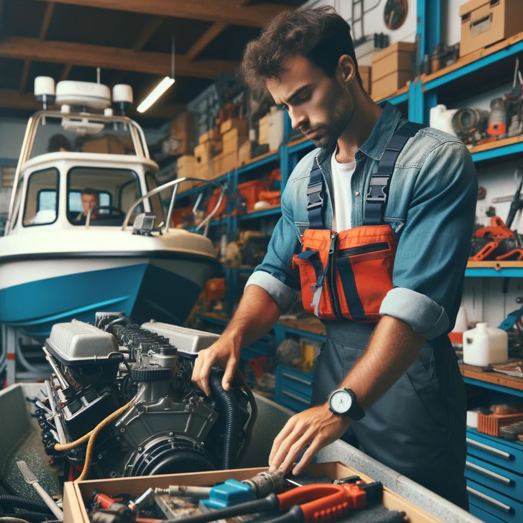 Nabízíme servis a opravy motorových člunů